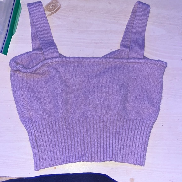 Purple, ross crop top - Picture 3 of 3